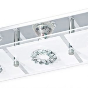 Plafondi Roncato 3-osainen kromi kristalli