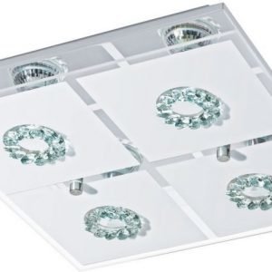 Plafondi Roncato 4-osainen kromi kristalli