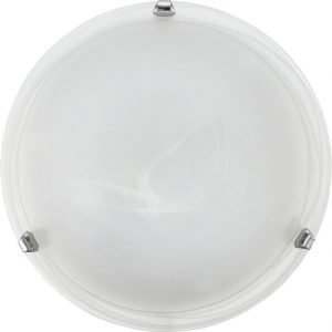 Plafondi Salome Ø 400 mm valkoinen/kromi