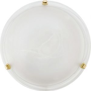 Plafondi Salome Ø 400 mm valkoinen/messinki