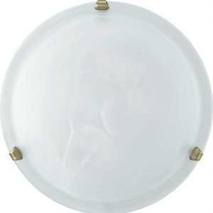 Plafondi Salome Ø 400 mm valkoinen/pronssi