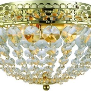 Plafondi Saxholm Ø 270x200 kulta/MC-lasi IP21