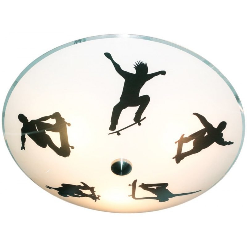 Plafondi Scan Lamps Skate  Ø 400x400 valkoinen