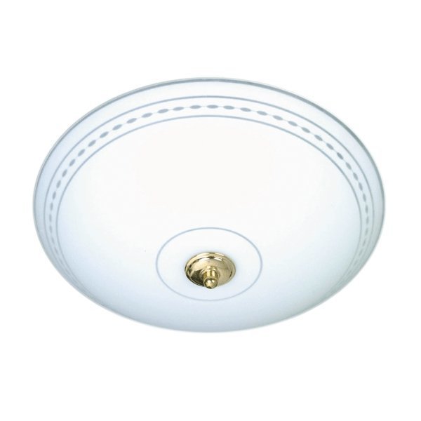 Plafondi Venus Ø 360x170 mm lasi valkoinen kuvioitu