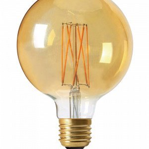 Pr Home Elect Led 3 Step Dim Globe Lamppu Kulta 95 Mm
