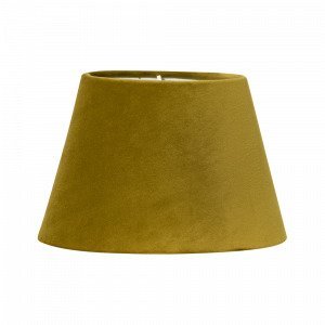 Pr Home Lampunvarjostin Soikea Samettia Keltainen 20 Cm