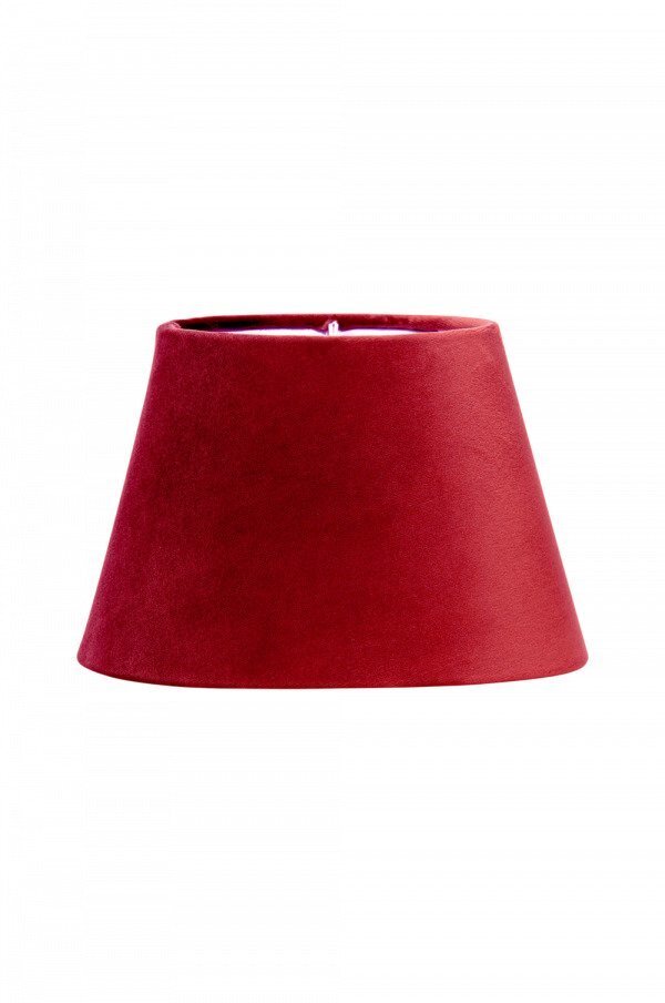 Pr Home Lampunvarjostin Soikea Samettia Punainen 25 Cm pr-home-lampunvarjostin-soikea-samettia-punainen-25-cm