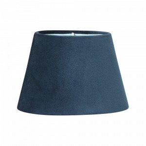 Pr Home Lampunvarjostin Soikea Samettia Sininen 25 Cm