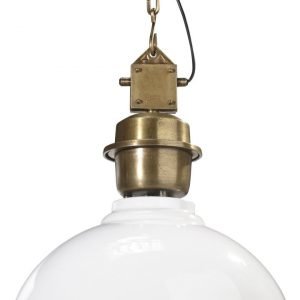 Pr Home Manchester Kattovalaisin Valkoinen Messinki 52 Cm