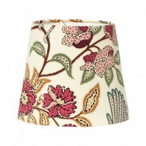 Pr Home Mia Lampunvarjostin Kuviollinen Valkoinen 20 Cm