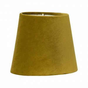 Pr Home Mia Lampunvarjostin Samettia Keltainen 17 Cm
