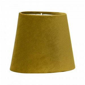 Pr Home Mia Lampunvarjostin Samettia Keltainen 20 Cm