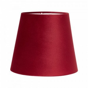 Pr Home Mia Lampunvarjostin Samettia Punainen 17 Cm