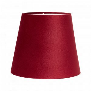 Pr Home Mia Lampunvarjostin Samettia Punainen 20 Cm