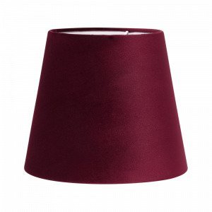 Pr Home Mia Lampunvarjostin Samettia Punainen 20 Cm