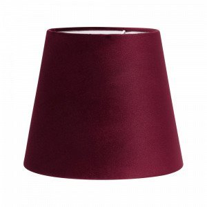 Pr Home Mia Lampunvarjostin Samettia Punainen 24 Cm