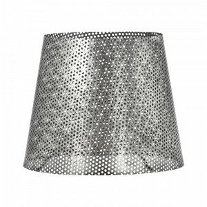 Pr Home Reikäkuvioinen Mia Lampunvarjostin Hopea 20 Cm
