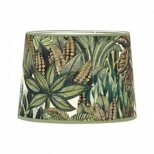 Pr Home Sofia Lampunvarjostin Kuviollinen Vihreä 35 Cm