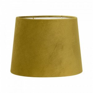 Pr Home Sofia Lampunvarjostin Samettia Keltainen 25 Cm