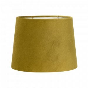 Pr Home Sofia Lampunvarjostin Samettia Keltainen 40 Cm