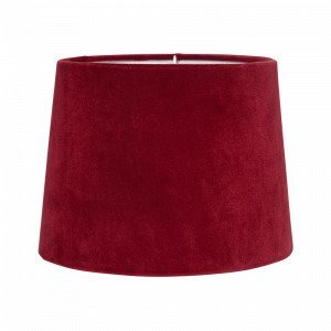 Pr Home Sofia Lampunvarjostin Samettia Punainen 20 Cm