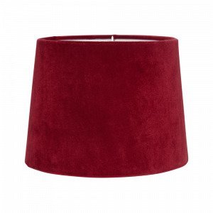 Pr Home Sofia Lampunvarjostin Samettia Punainen 25 Cm