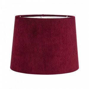 Pr Home Sofia Lampunvarjostin Samettia Punainen 25 Cm