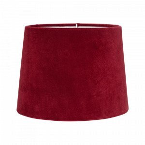 Pr Home Sofia Lampunvarjostin Samettia Punainen 30 Cm