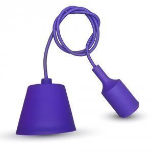 Purple Simple LED Bulb Pendant
