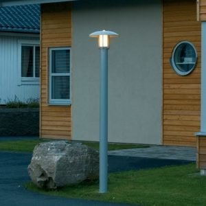 Pylväsvalaisin 402-312 Heimdal harmaa alumiini korkeus 2000 mm