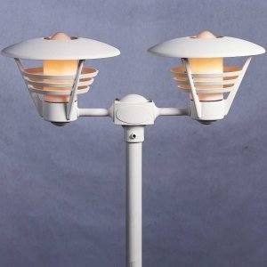 Pylväsvalaisin 501-250 Gemini valkoinen matta 2-haarainen