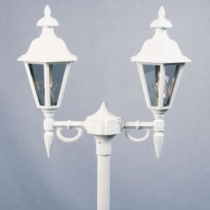 Pylväsvalaisin 527-250 Pallas valkoinen matta 2-haarainen