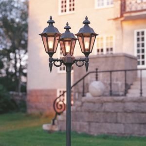 Pylväsvalaisin 528-750 Pallas musta matta 3-haarainen