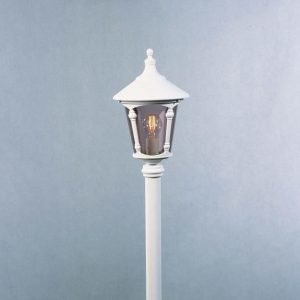 Pylväsvalaisin 578-250 Virgo pieni valkoinen matta