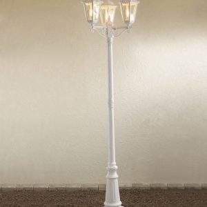 Pylväsvalaisin 7217-250 Firenze valkoinen 3-haarainen 2200 mm