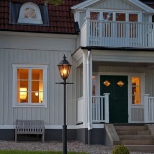 Pylväsvalaisin Pallas 550-750 400x345x2600 mm musta