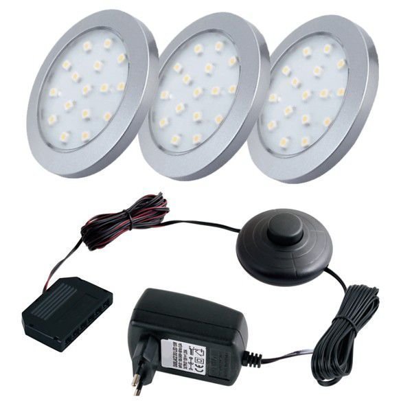 Pyöreä 3 kpl. LED ryhmä