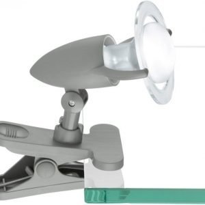 Pöytä/seinävalaisin Lydia 90x180 mm hopea