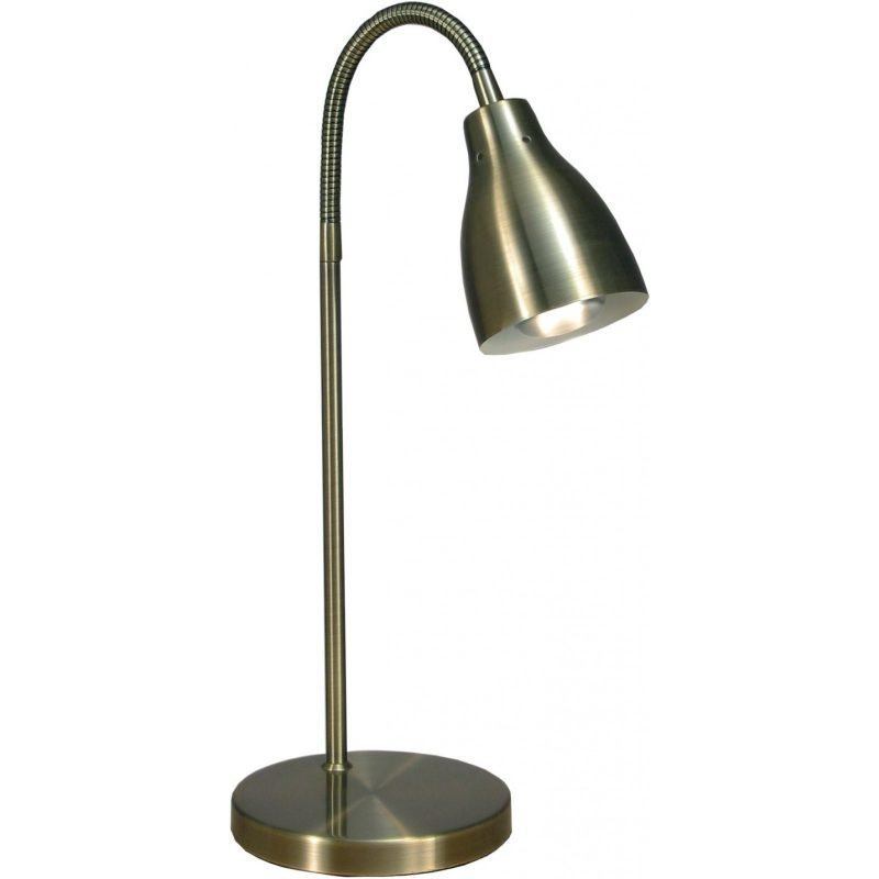 Pöytävalaisin Aneta Sarek 150x280x450 mm antiikkimessinki