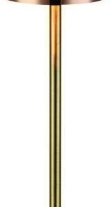Pöytävalaisin Astoria Ø 100x490 mm tumma marmorikuvio/kulta