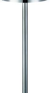 Pöytävalaisin Astoria Ø 100x490 mm vaalea marmorikuvio/kromi