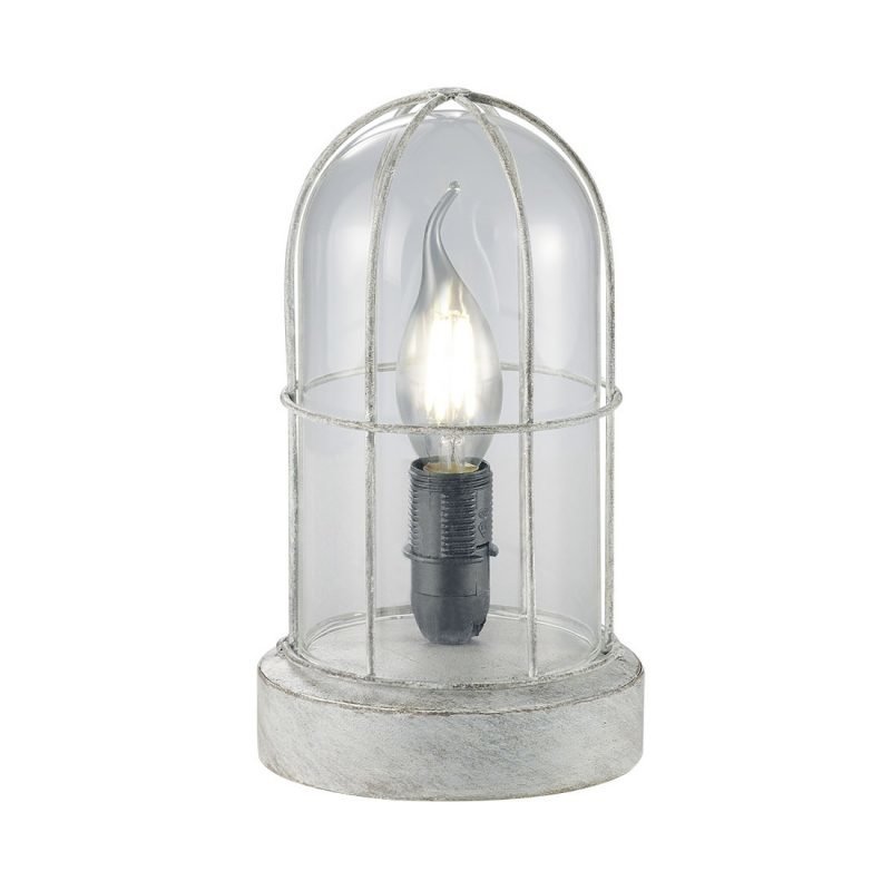 Pöytävalaisin Birte Ø 125x220 mm antiikkiharmaa