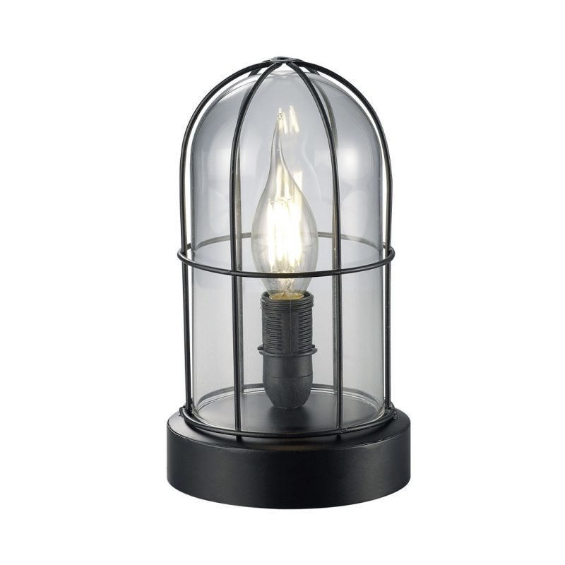 Pöytävalaisin Birte Ø 125x220 mm musta