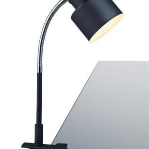 Pöytävalaisin Glommen 95x260x400 mm nipistimellä musta