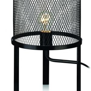 Pöytävalaisin Grid Ø 250x400 mm musta