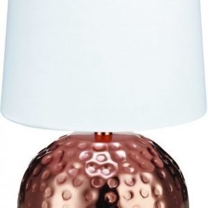 Pöytävalaisin Hammer Ø 140x270 kupari/valkoinen