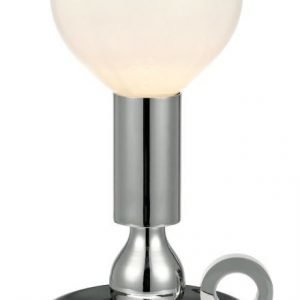 Pöytävalaisin History Ø 140x300 mm kromi/opaali