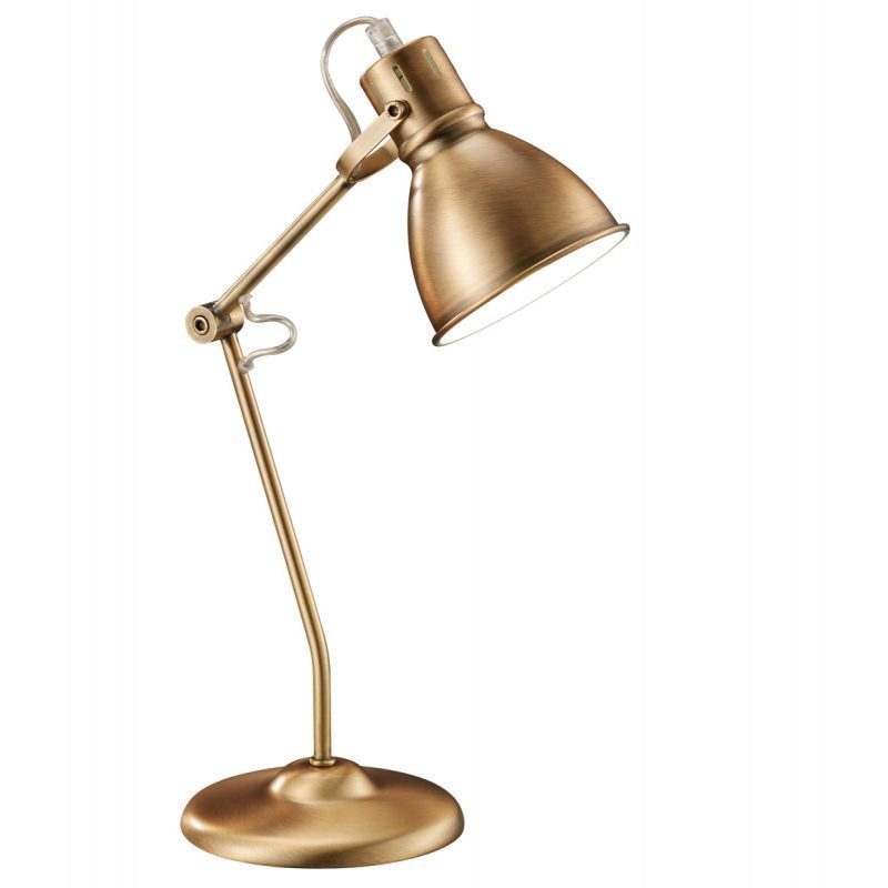 Pöytävalaisin Industrial Ø 150x450 mm antiikkimessinki