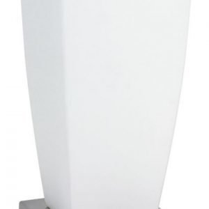 Pöytävalaisin Jenni 100x100x220 mm harjattu teräs/opaali kosketushimmennin