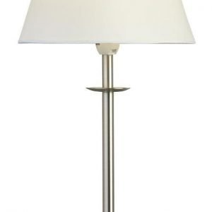 Pöytävalaisin Koge Ø 185x375 mm luonnonvalkoinen/teräs